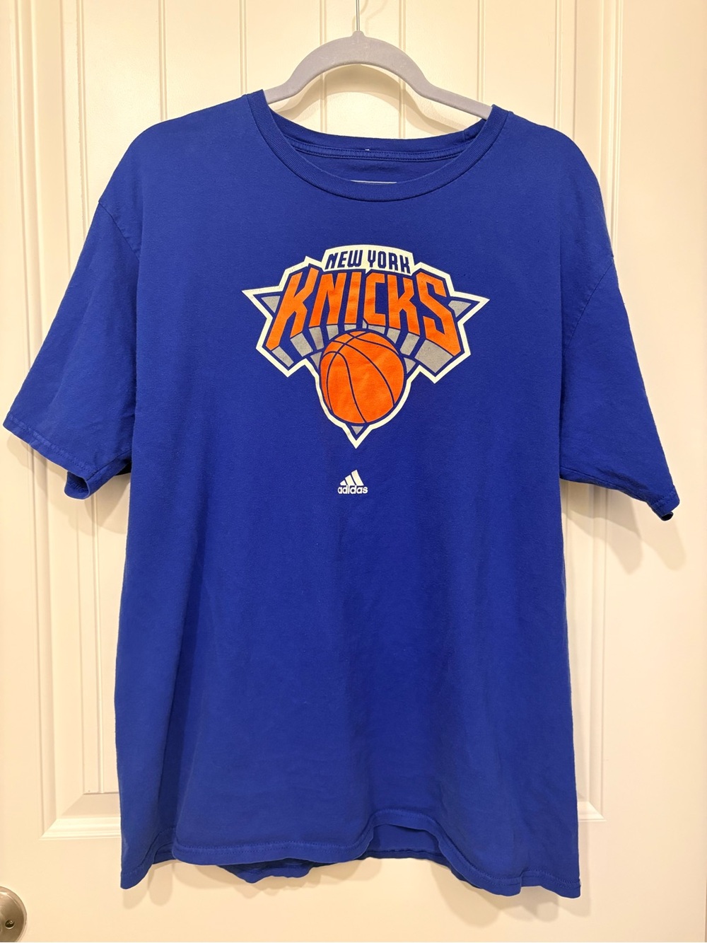 Adidas New York Knicks Blue T-Shirt XL